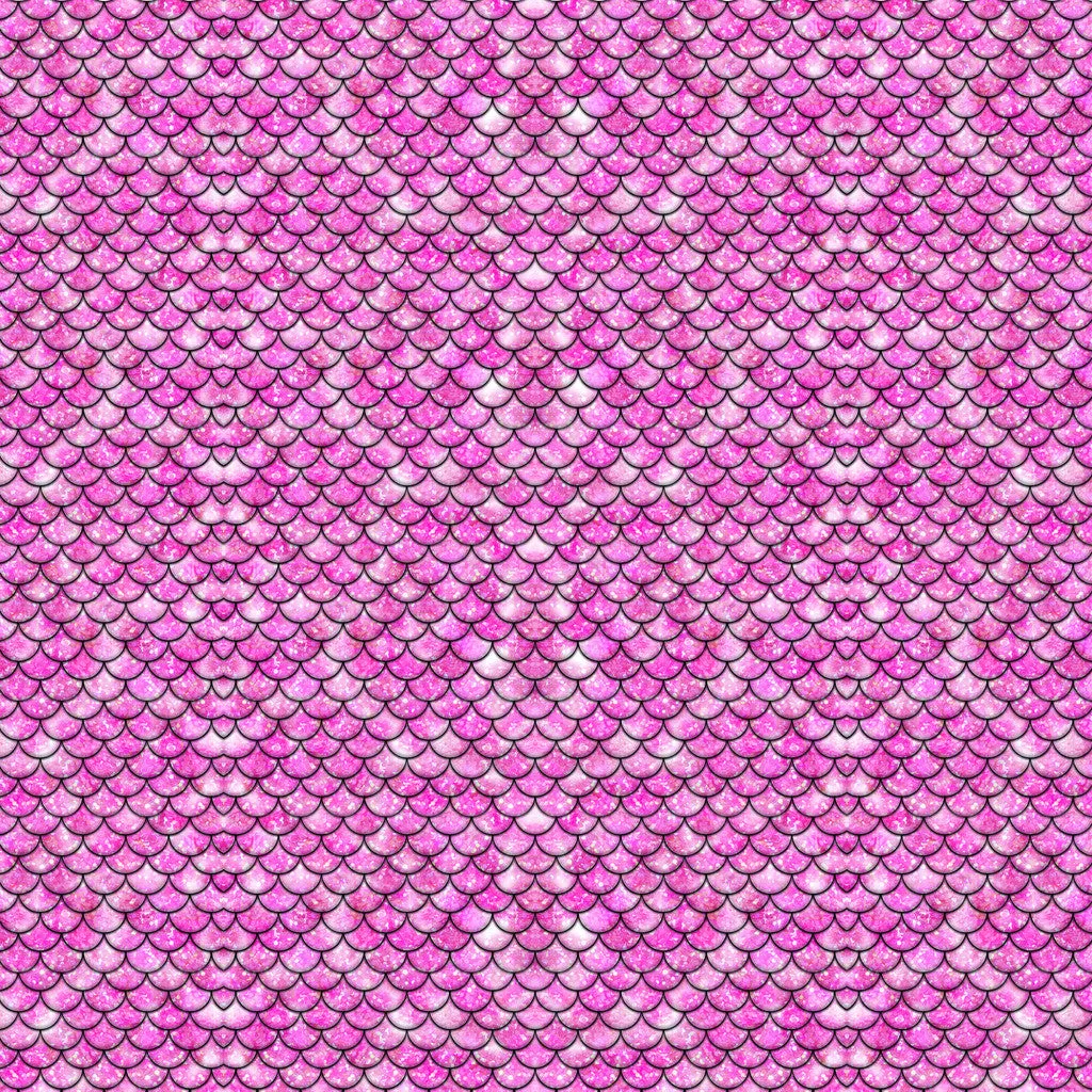 Vinyl Boutique Shop Craft Adhesive Small Scale Mermaid Tail Pattern Vinyl