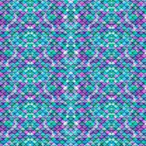Vinyl Boutique Shop Craft Adhesive Small Scale Mermaid Tail Pattern Vinyl
