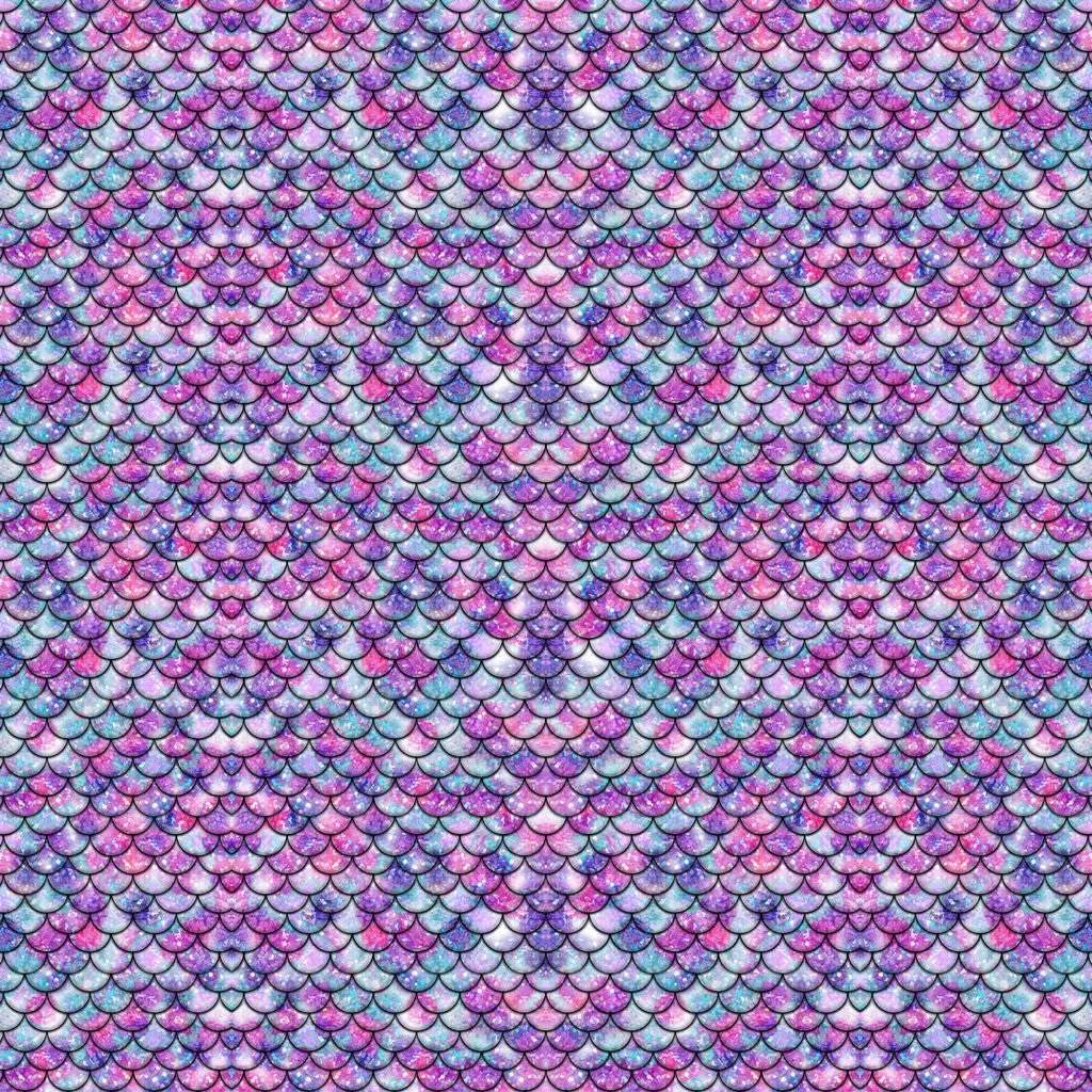 Vinyl Boutique Shop Craft Adhesive Small Scale Mermaid Tail Pattern Vinyl