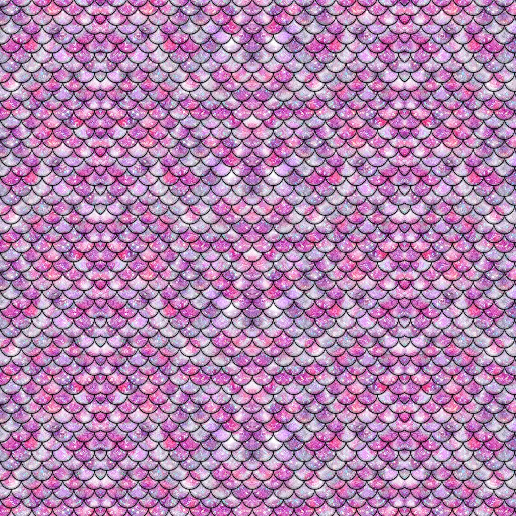 Vinyl Boutique Shop Craft Adhesive Small Scale Mermaid Tail Pattern Vinyl