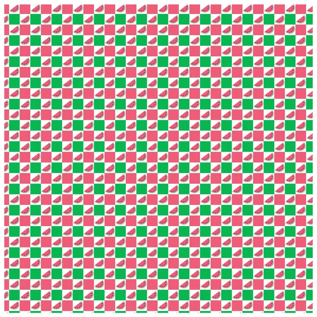 Watermelon Fruit Adhesive Vinyl Sheet