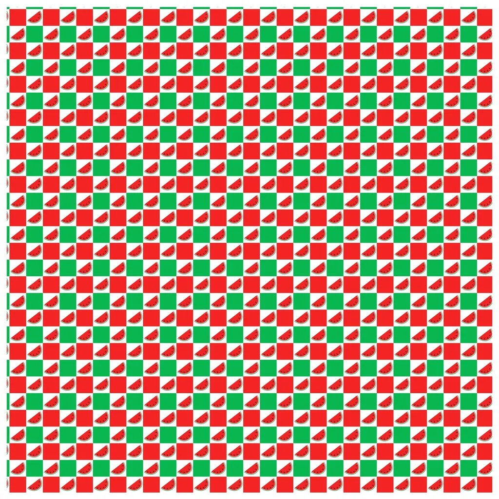 Watermelon Fruit Adhesive Vinyl Sheet