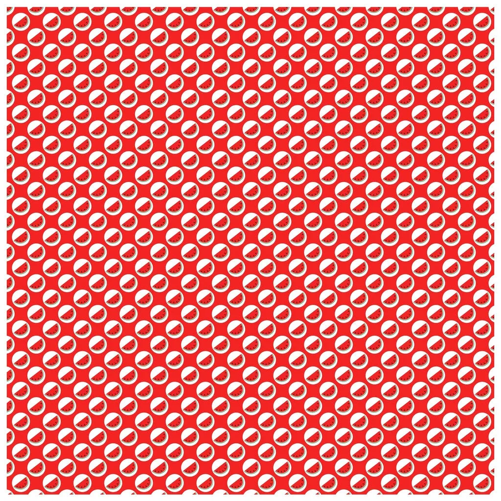 Watermelon Fruit Adhesive Vinyl Sheet