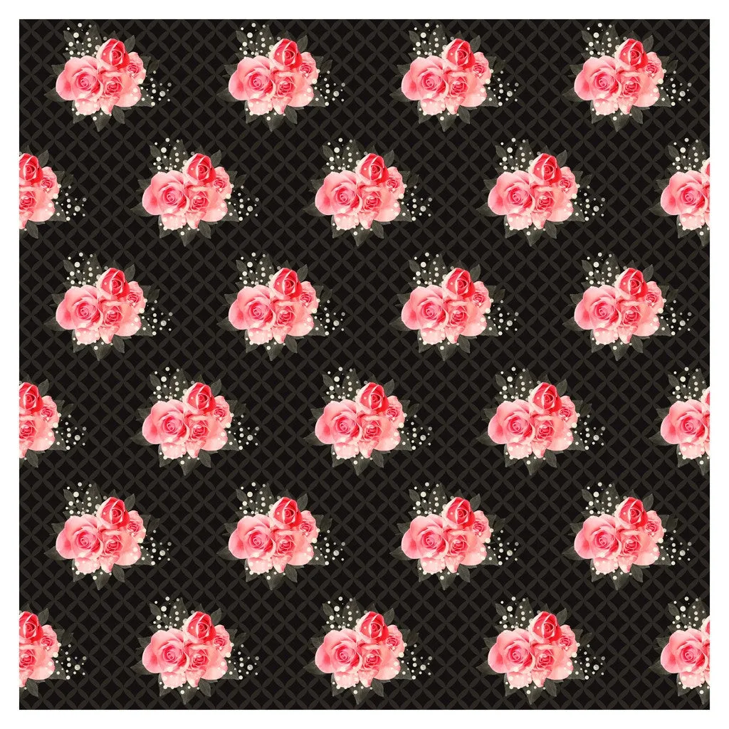 Wedding Golden Roses Heat Transfer Vinyl Sheet