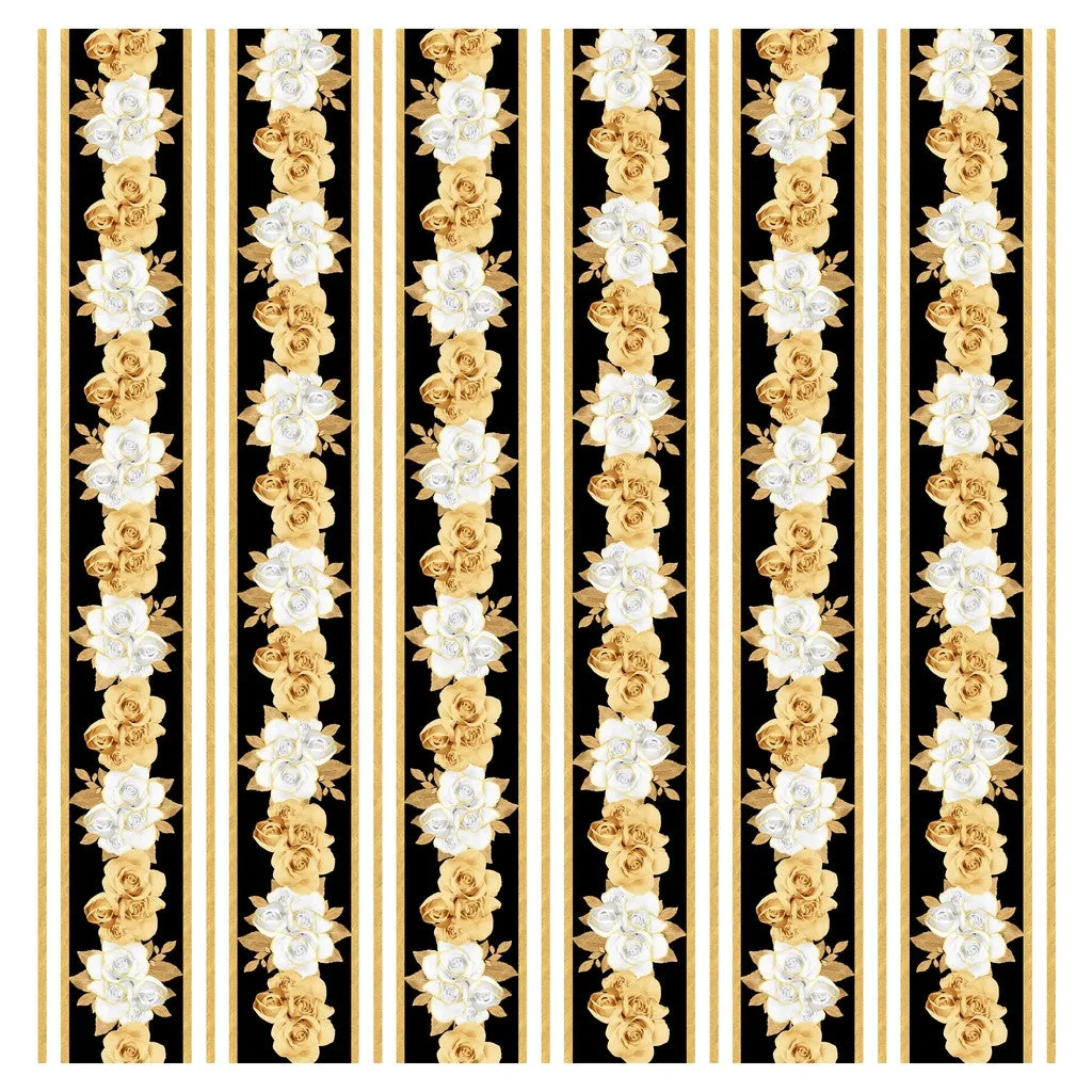 Wedding Golden Roses Heat Transfer Vinyl Sheet