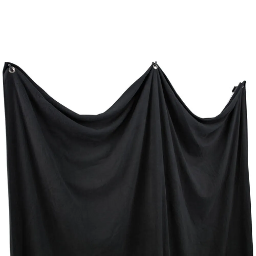Westcott X-Drop Pro Fabric Backdrop Kit | Rich Black, 8 x 8'