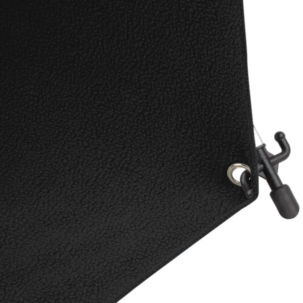 Westcott X-Drop Pro Fabric Backdrop Kit | Rich Black, 8 x 8'
