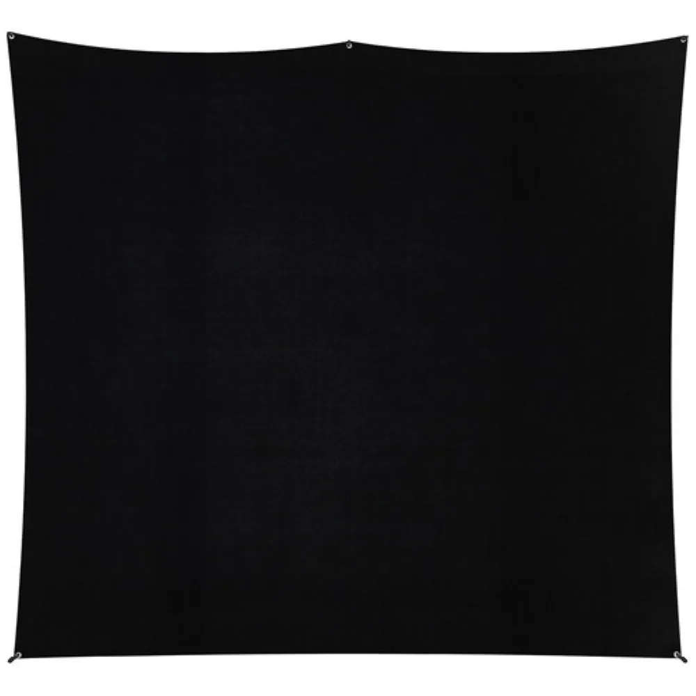 Westcott X-Drop Pro Fabric Backdrop Kit | Rich Black, 8 x 8'