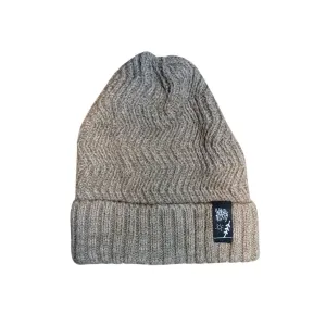 Wild Roots Luxury British Wool Sand Beanie - Handcrafted in Nottingham
