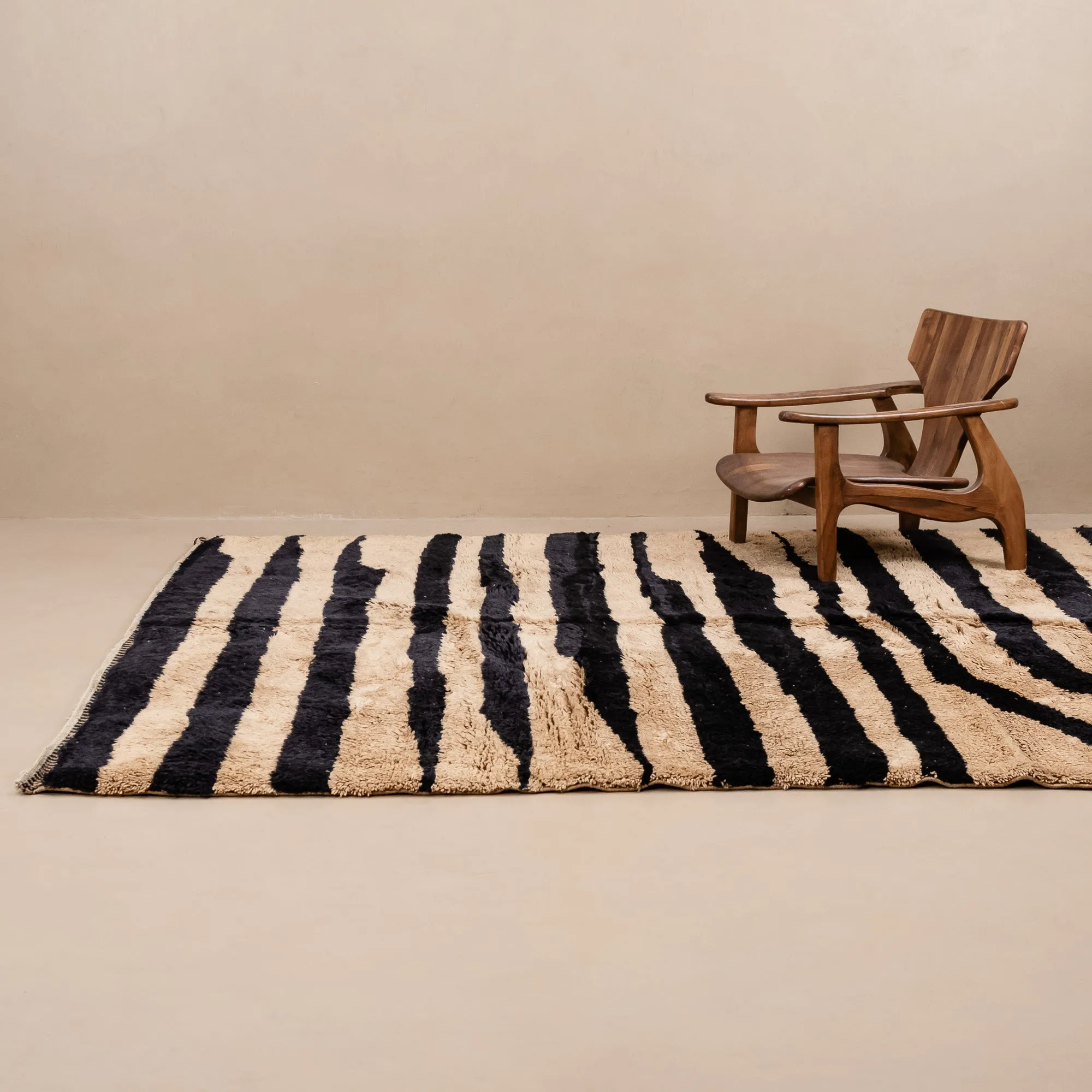 Wild Stripes - luxury beni mrirt rug