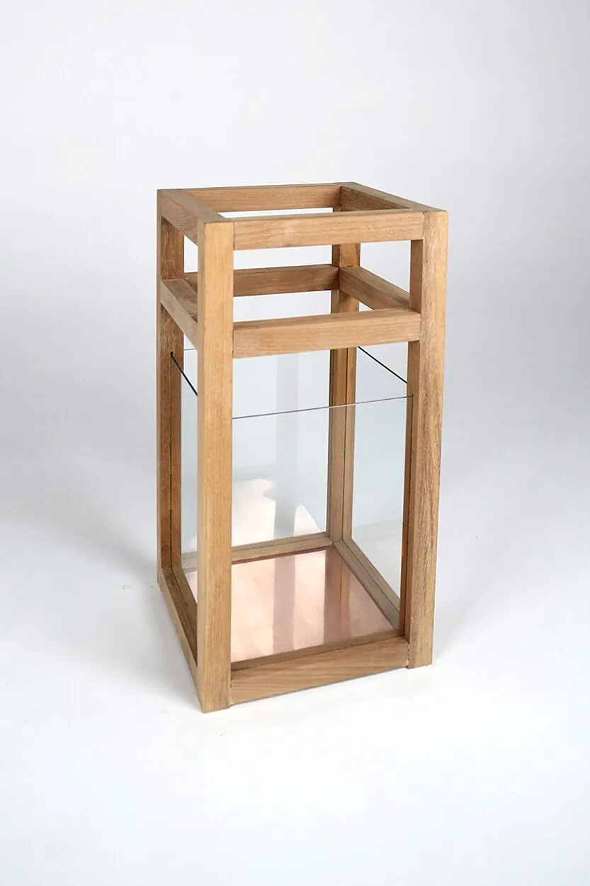 WZ Teak Hurricane Lantern