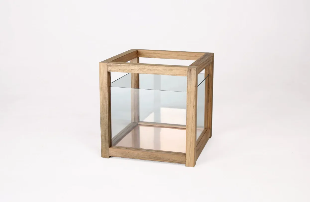 WZ Teak Hurricane Lantern