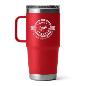 YETI MTS Logo Rambler 20 oz Travel Mug Rescue Red