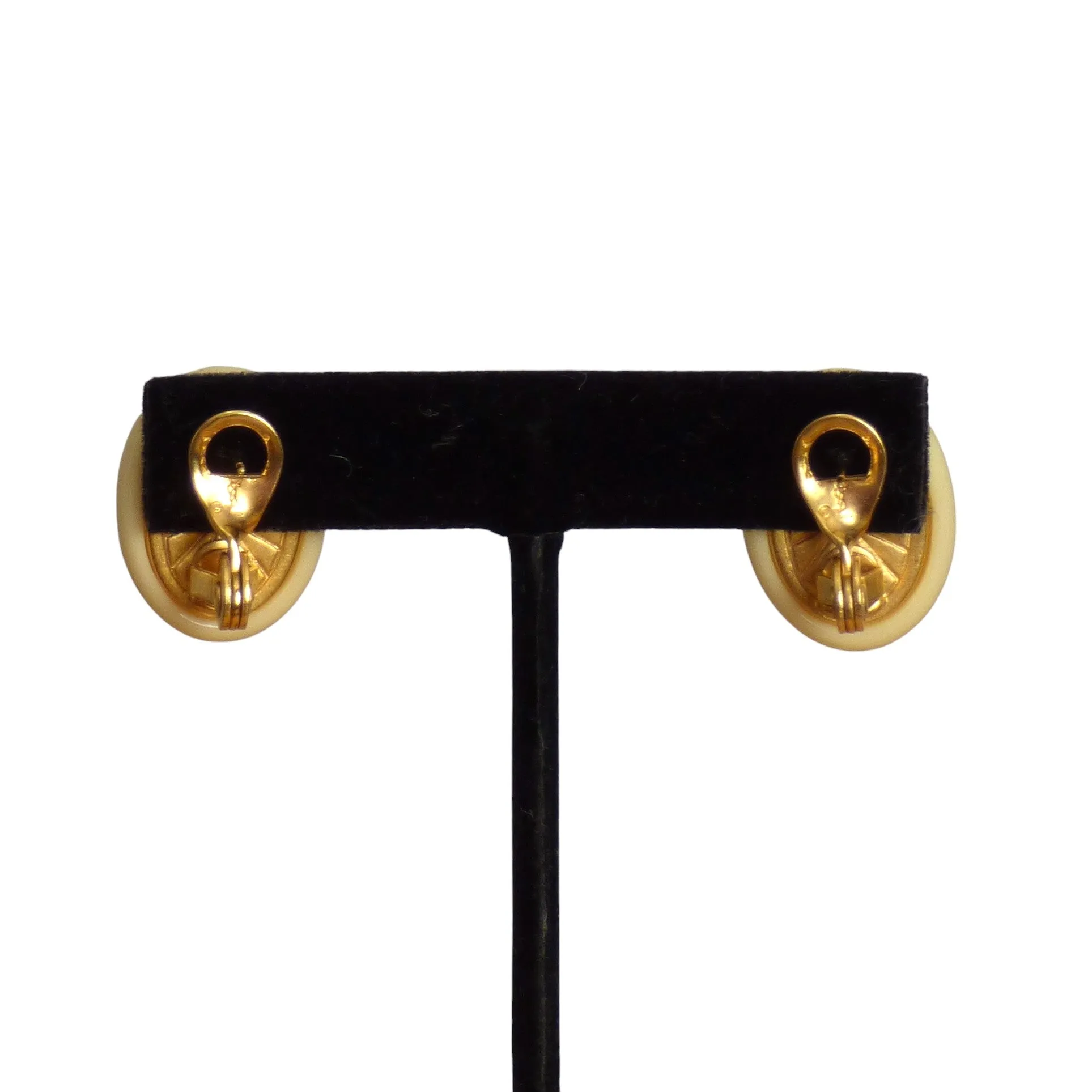 YVES SAINT LAURENT- 1980s Resin & Metal Parure